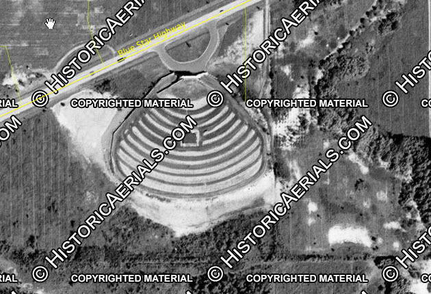 Starlight Drive-In Theatre - Old Aerial